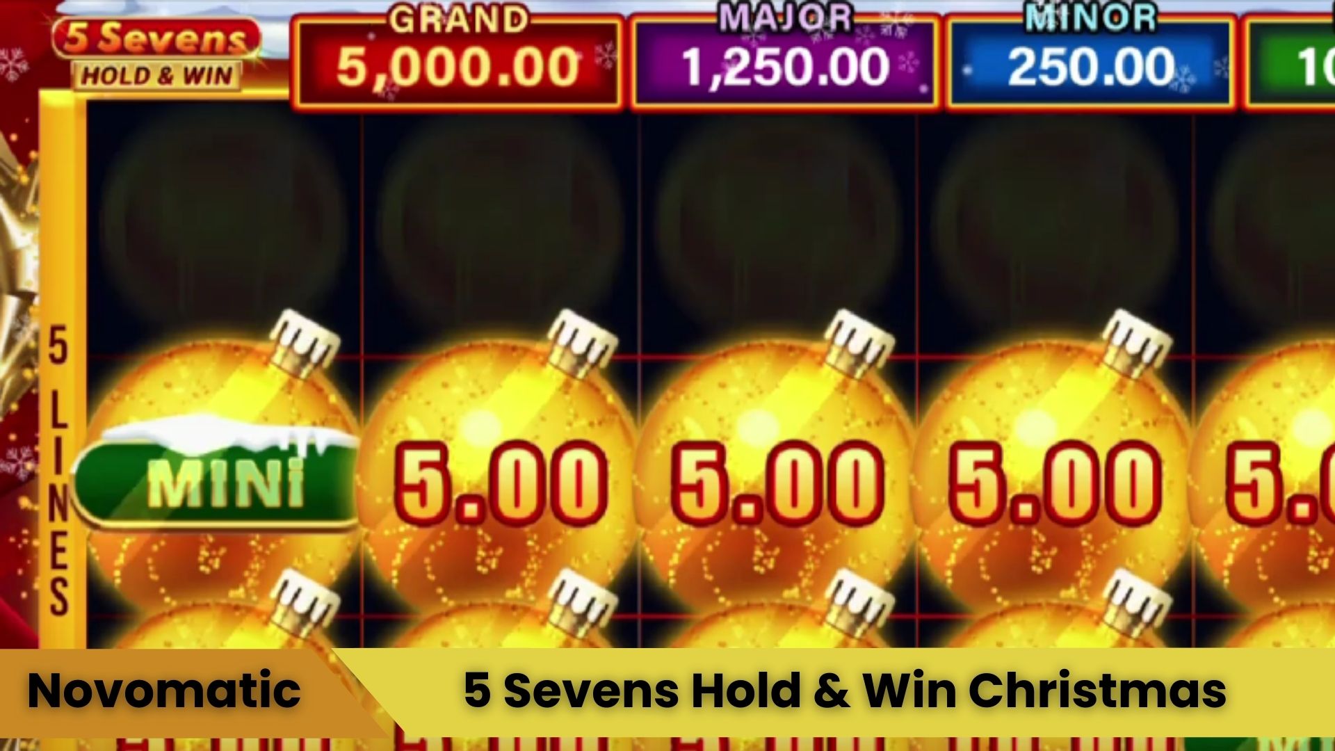 5 Sevens Hold & Win Christmas Soğuk Gecelerde Sıcak Kazançlar!
