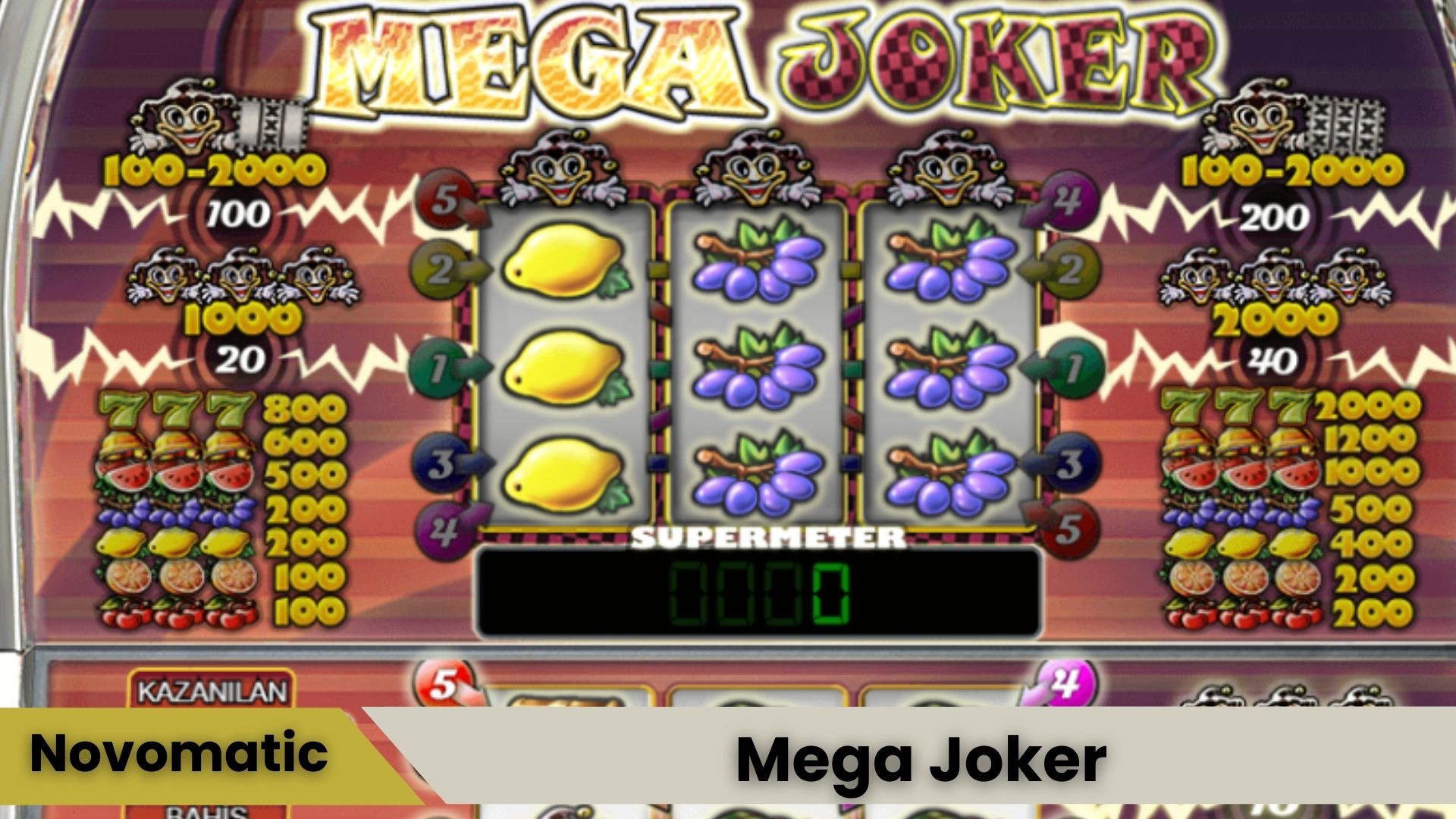 Mega Joker Slot Oyunu: Şimdi Deneyin Kazanın