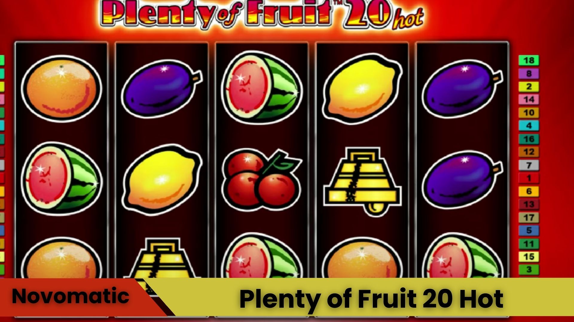 Meyvelerin Gücü Adına Plenty of Fruit 20 Hot Yayında!