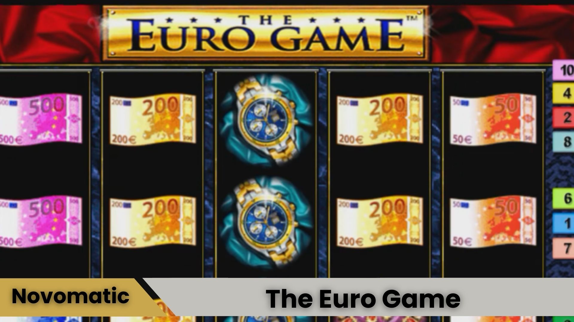 The Euro Game Slotuyla Kasanı Euroyla Doldur